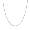 2.2mm 14k White Gold Forsantina Lite Cable Link Chain